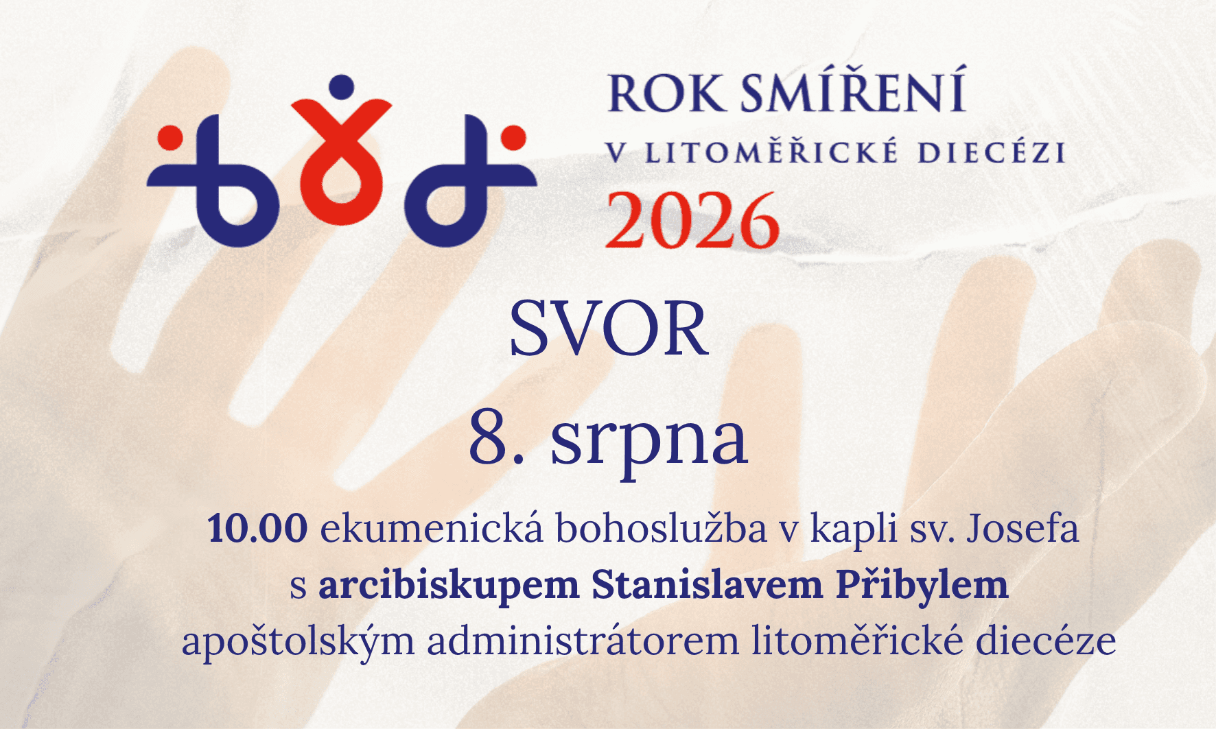 Srpnová bohoslužba Roku smíření se uskuteční ve Svoru