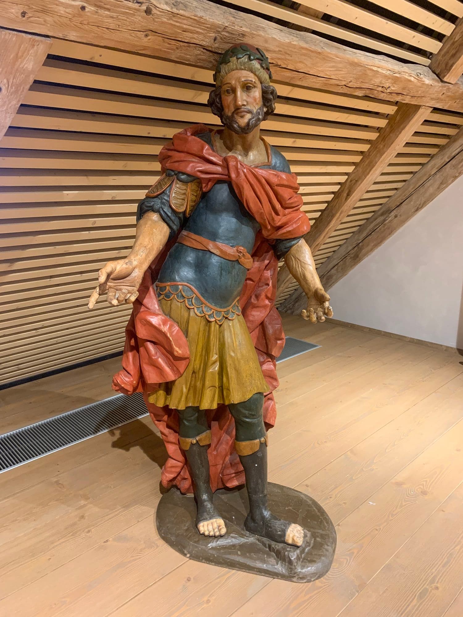 Do Římova u Českých Budějovic se vrací originál sochy Piláta Pontského