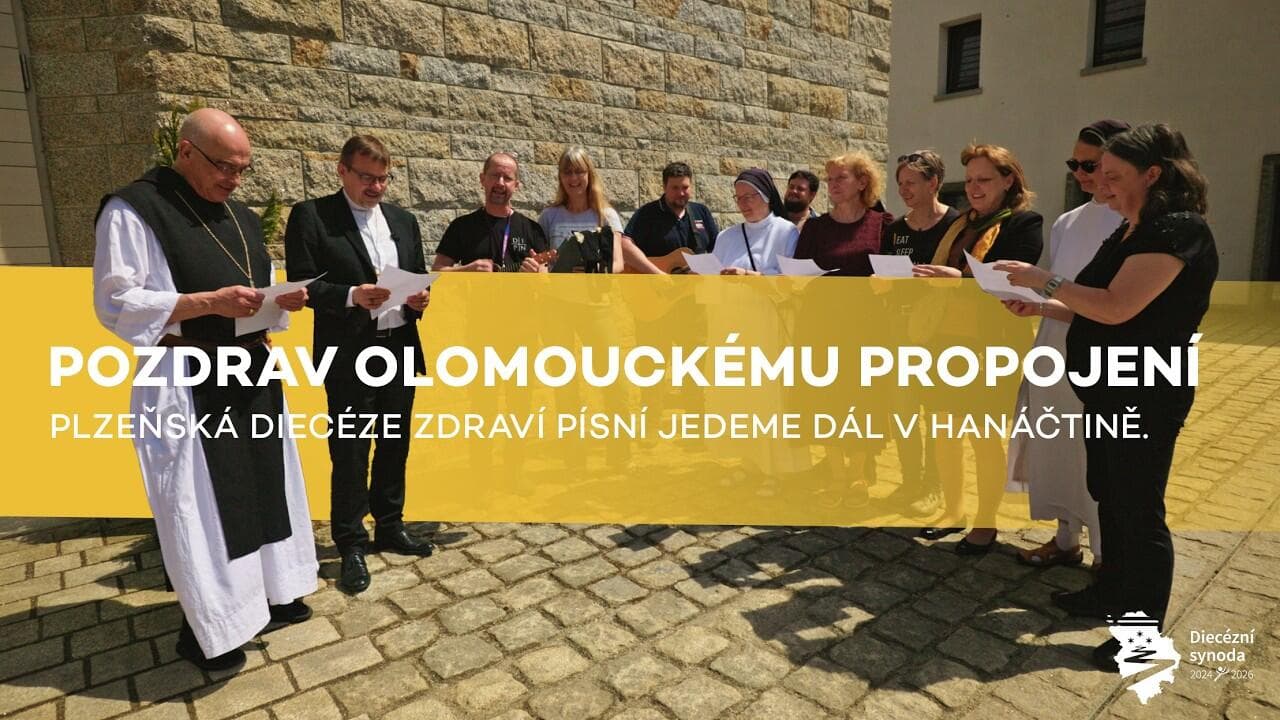 VIDEO: Plzeňská diecéze poslala pozdrav olomouckému Propojení