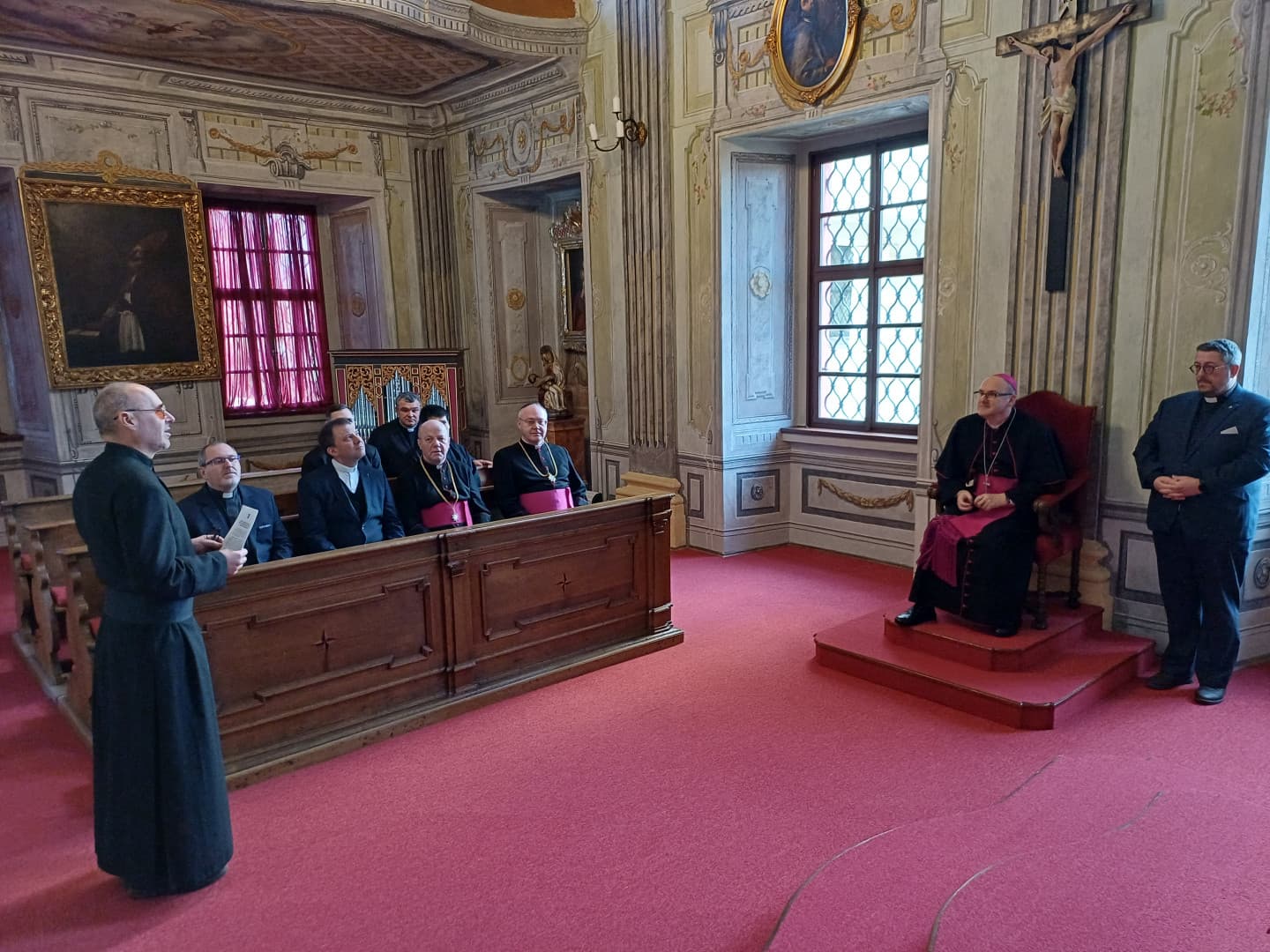 Přísaha členů diecézního soudu v Litoměřicích