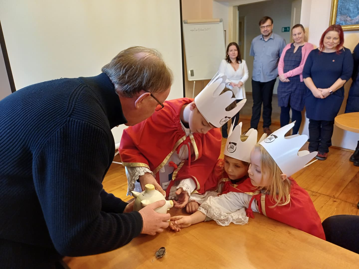 Královští koledníci navštívili biskupství