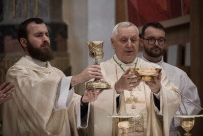 Zelený čtvrtek v českobudějovické katedrále