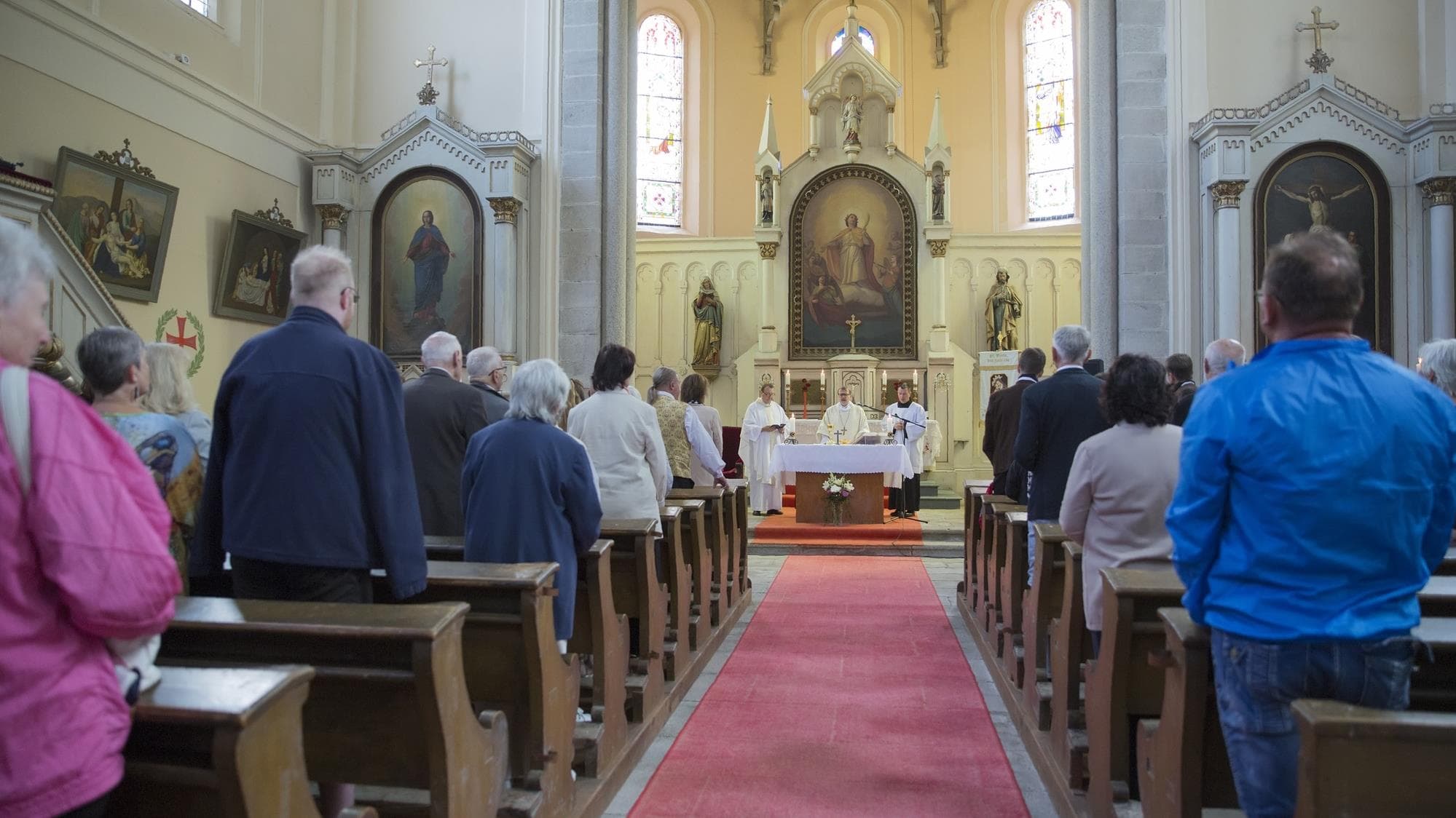 Česko-německá poutní bohoslužba v Krásně: 300 let od zjevení Milostné Panny Marie
