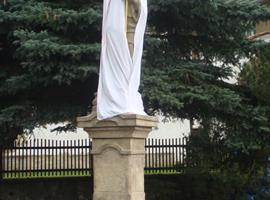 Reinstalace sochy sv. Prokopa v Mukově