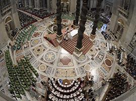 Homilie papeže Františka: Synoda znamená jít společně po stejné cestě