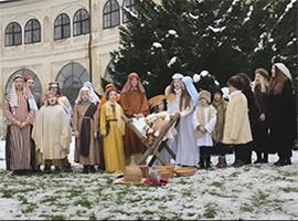 Vánoční pozdravy žáků a studentů z biskupského gymnázia v Bohosudově