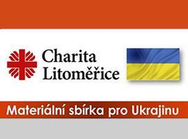 Charita Litoměřice: Materiální sbírka pro Ukrajinu