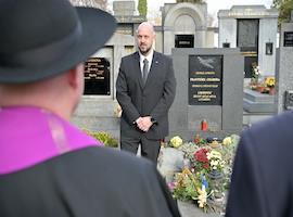 Vzpomínková slavnost u hrobu generálmajora Františka Chábery
