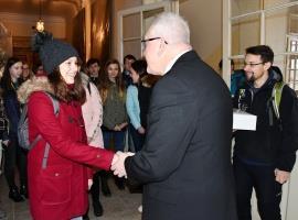 Studenti Gymnázia Varnsdorf navštívili litoměřického biskupa 