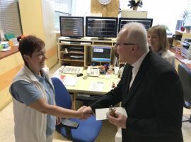 Štědrý den 2017: Biskup Jan Baxant navštívil litoměřickou nemocnici