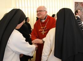 Biskup Jan Baxant se setkal se zasvěcenými osobami 