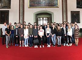 Studenti varnsdorfského Biskupského gymnázia navštívili litoměřického biskupa