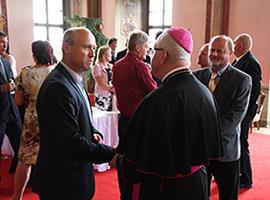 Setkání litoměřického biskupa se starosty měst a obcí