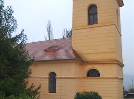 Oprava kostela sv. Matouše v Prackovicích nad Labem