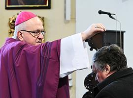 Promluva litoměřického biskupa v katedrále na Popeleční středu 6. března 2019